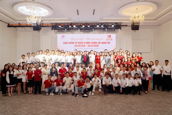 HADO PM TỔ CHỨC LỄ KỶ NIỆM 14 NĂM THÀNH LẬP – VỮNG NỀN TẢNG, VƯƠN TẦM TƯƠNG LAI